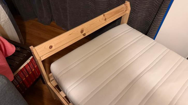 Lot de meubles : lit et tables d’appoint, Huis en Inrichting, Slaapkamer | Complete slaapkamers, Gebruikt, Eenpersoons, Ophalen