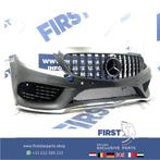 W205 GT AMG VOORBUMPER C KLASSE BUMPER + PANAMERICANA GRIL o, Gebruikt, -, Voor, Ophalen of Verzenden