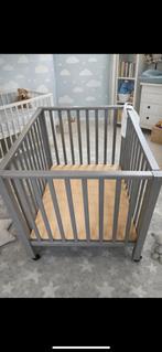 Parc bébé pericles gris réglable en hauteur avec roulettes, Enlèvement, Utilisé, Réglable en hauteur