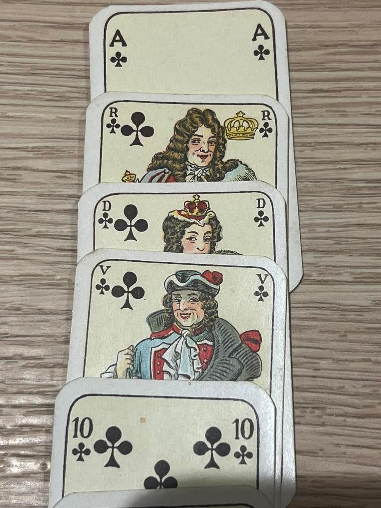 Brepols anciennes petites cartes à jouer, Enlèvement ou Envoi, Comme neuf, Carte(s) à jouer