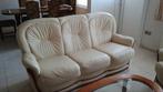 Zetels, 3zit, 2 1zits, en poef, ecru, niet gebruikt, Huis en Inrichting, Ophalen
