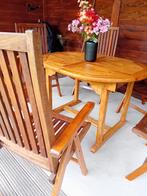 Teakhouten tuinset 6 delig, Ophalen, Tuinset