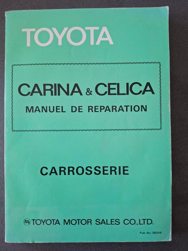Manuel de réparation Toyota carina et celica., Enlèvement ou Envoi