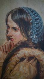 prachtige portret in mooie lijst, Ophalen of Verzenden