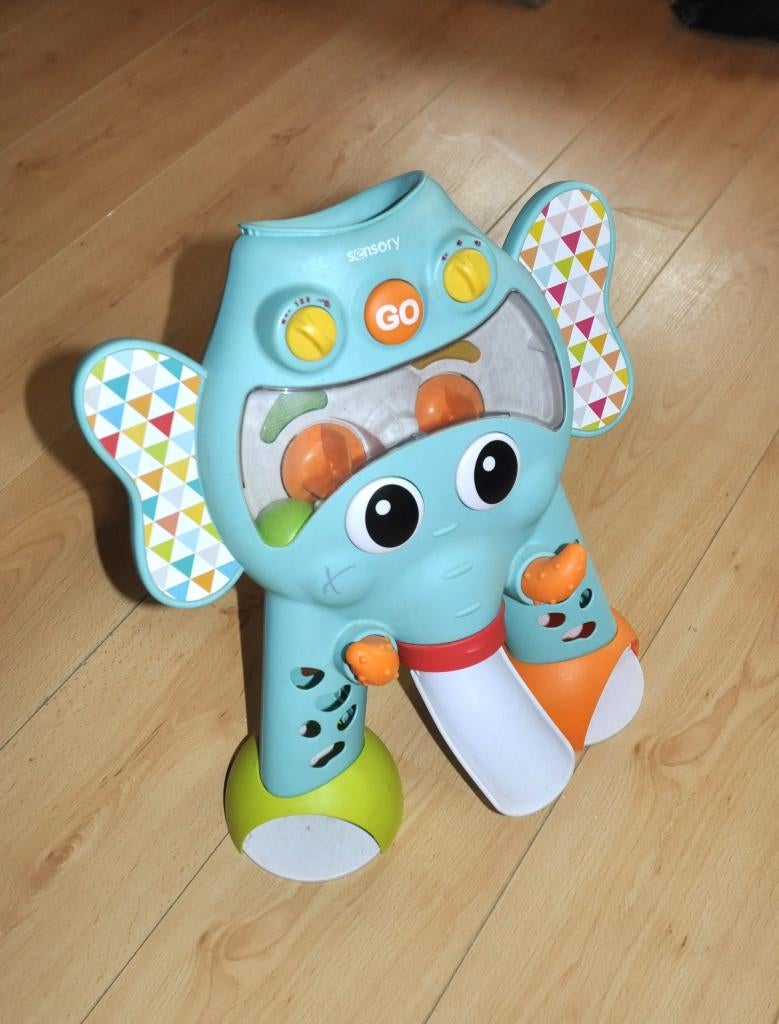 Senso éléphant à balles interactif Sensory 43x50cm, Ophalen of Verzenden, Gebruikt, Overige typen, Met licht