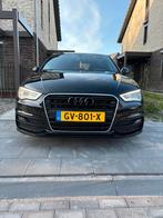 Audi A3 1.6 TDI 3x S-Line | Full-Option | Camera | Automaat, Auto's, Automaat, 4 cilinders, Alcantara, Zwart