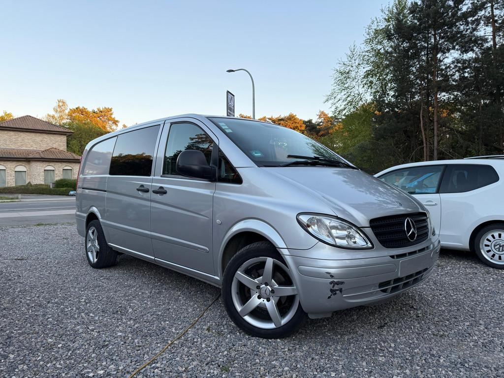 Mercedes-Benz Vito 120 CDI 3.0D EURO4 '07 INCL. BTW + 12M GA, Autos, Mercedes-Benz, Argent ou Gris, Achat, 2987 cm³, Entreprise