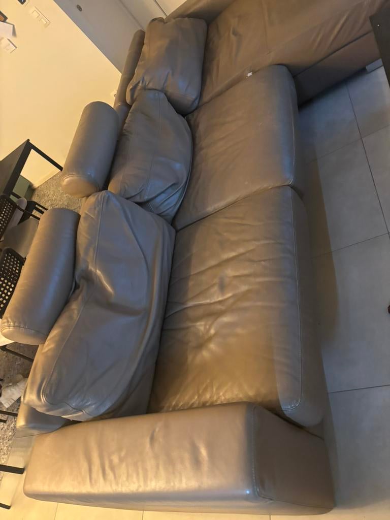 Hoeksalon leer gratis, Ophalen, Gebruikt, Leer