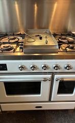 Cuisinière Ilve 100 cm, frytop, 6 vasques, 2 fours, Enlèvement, Comme neuf, Gaz, 5 zones de cuisson ou plus