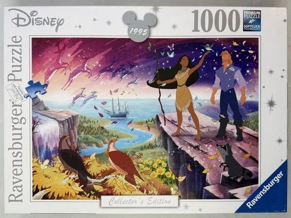 Disney Pocahontas Puzzel 1000 st. Ravensburger Collector Ed., Verzenden, 500 t/m 1500 stukjes, Zo goed als nieuw, Legpuzzel