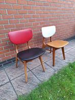 2 vintage eetkamer stoelen in Pastoe stijl, Ophalen, Gebruikt, Twee
