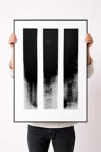 Unieke canvas “Noir Essence” | Acryll op doek | 70x50cm, Ophalen of Verzenden