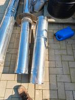 dubbelwandige schouw, Ophalen, Inox