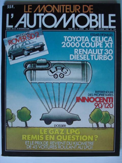 Le Moniteur de l'Automobile 736, Boeken, Auto's | Folders en Tijdschriften, Zo goed als nieuw, Algemeen, Verzenden