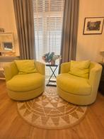 2 Fauteuils ronds pivotants, Enlèvement, Comme neuf, Vert