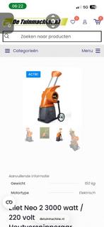 Elektrische Hakselaar Eliet Neo 2, Tuin en Terras, Zo goed als nieuw, Met opvangbak, Elektrisch, Ophalen