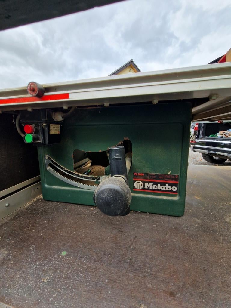 Metabo TK 1685 tafelzaag. Eenfasig, Ophalen