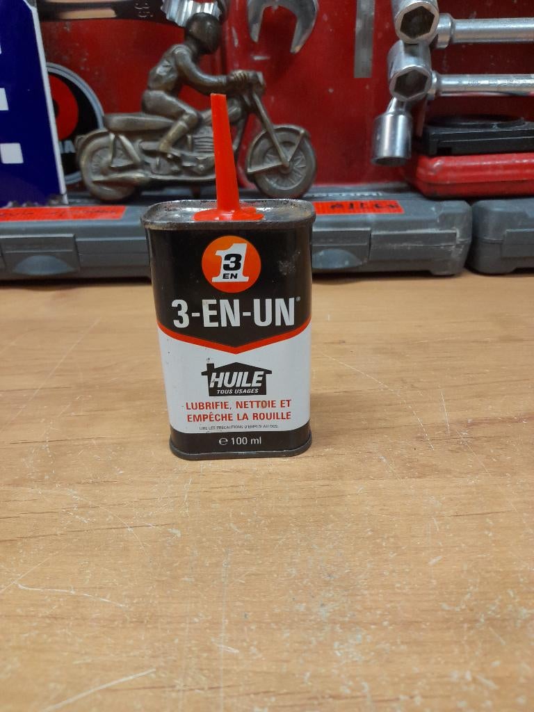 ancienne burette huile vide 3 en un, Collections, Marques & Objets publicitaires, Envoi, Utilisé, Autres types