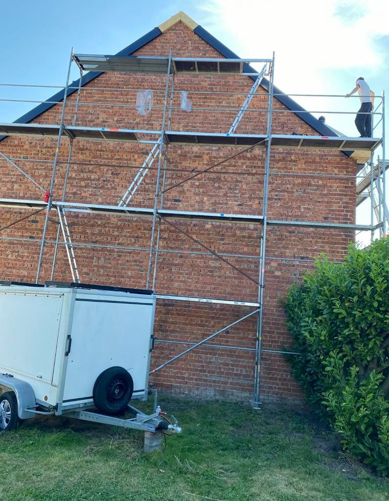 Verhuur professionele Layher Blitz stelling op maat!, Bricolage & Construction, Échafaudages, Comme neuf, Enlèvement