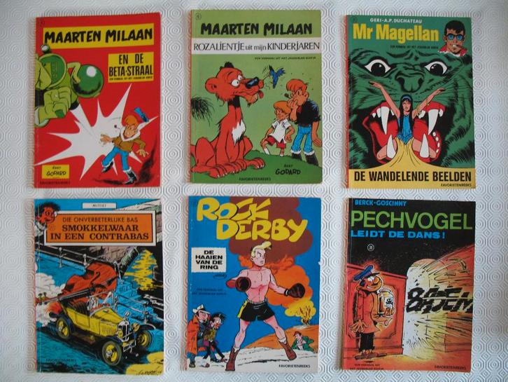 Favorietenreeks, 1 ste druk, 6 stuks, Livres, BD, Comme neuf, Plusieurs BD, Enlèvement ou Envoi