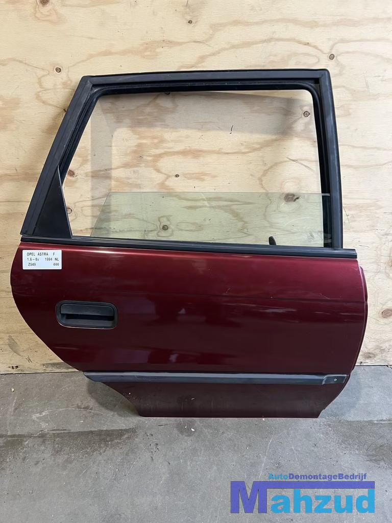 OPEL ASTRA F Rood Z549 rechts achter deur hatchback 1991-199, Opel Automobile GmbH, Porte, Arrière, Opel