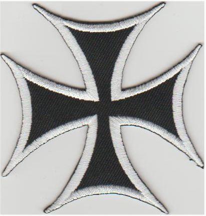 Iron Cross stoffen opstrijk patch embleem #8, Motoren, Accessoires | Overige, Nieuw, Verzenden