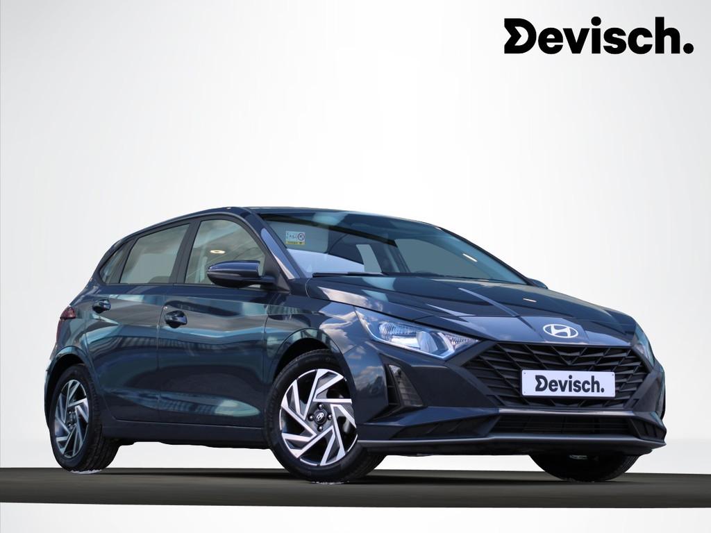 Hyundai i20 1.2 LIMITED M5 *CAM*APPLE/ANDROID/DODEHOEK*, 1197 cm³, Argent ou Gris, Euro 6, Entreprise