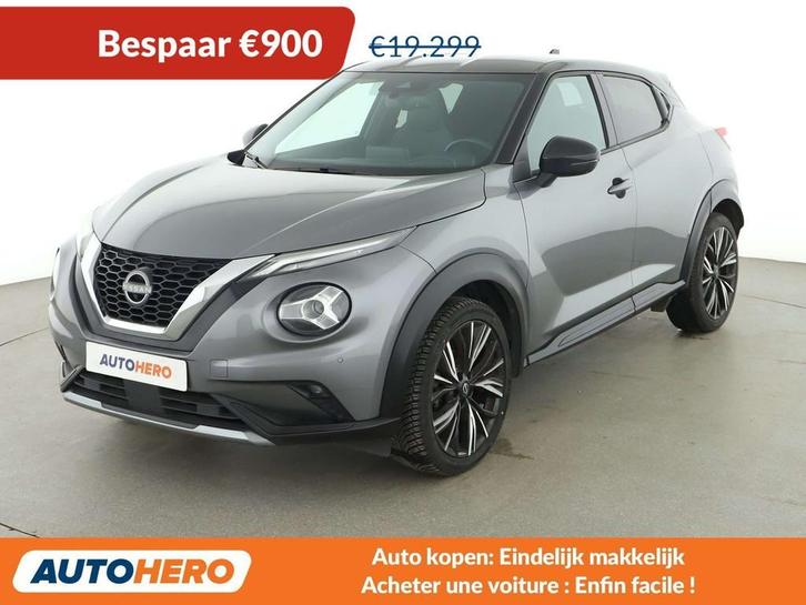 Nissan Juke 1.0 DIG-T N-Design (bj 2023, automaat), Auto's, Nissan, Te koop, Juke, 360° camera, ABS, Adaptive Cruise Control, Airbags