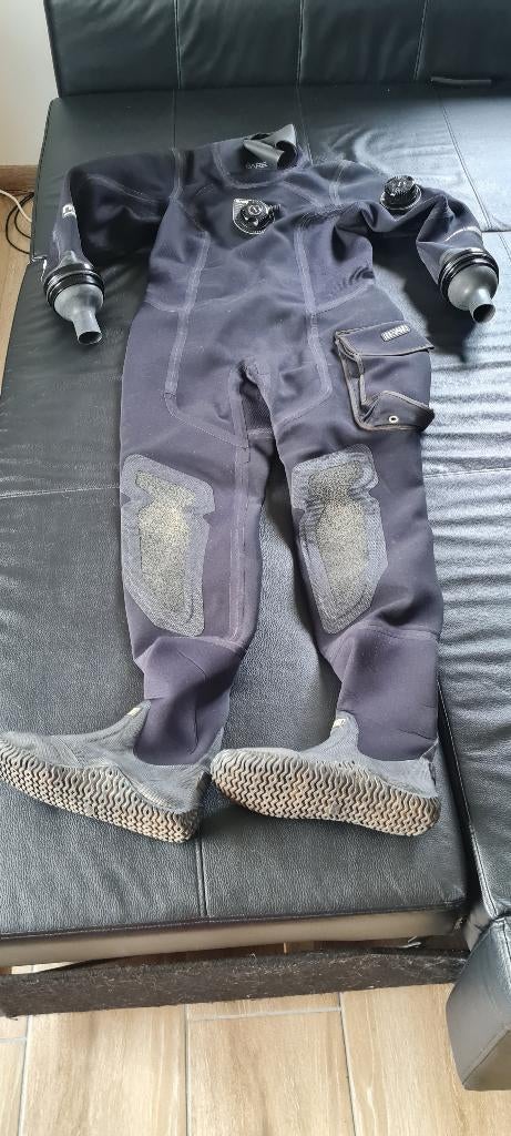 Combinaison étanche bare XCS2 pro dry taille S + 2 souris, Enlèvement, Comme neuf, Combinaison de plongée
