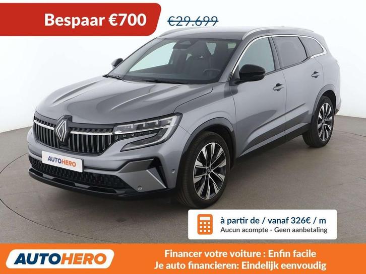 Renault Grand Espace 1.2 E-Tech Hybrid Techno (bj 2024), Auto's, Renault, Te koop, Grand Espace, ABS, Adaptive Cruise Control