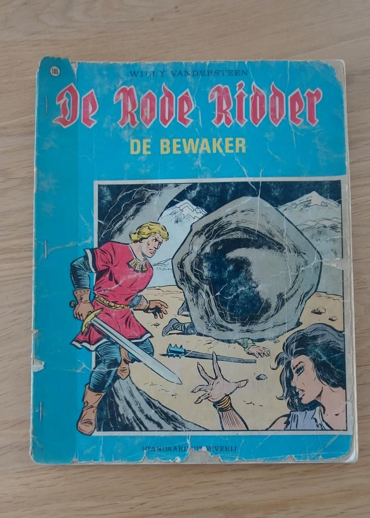 De Rode Ridder 105 De bewaker, Gelezen, Willy Vandersteen, Eén stripboek, Ophalen of Verzenden