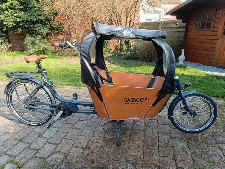 Baboe City Mountain, Fietsen en Brommers, Fietsen | Bakfietsen, Gebruikt, Overige merken, Elektrisch, Huif, Ophalen