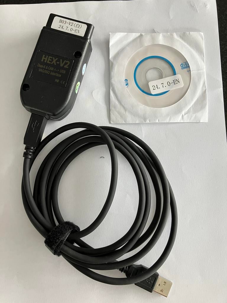 Vagcom VCDS 24.7 interface CAN USB HEX V2, Enlèvement ou Envoi, Comme neuf