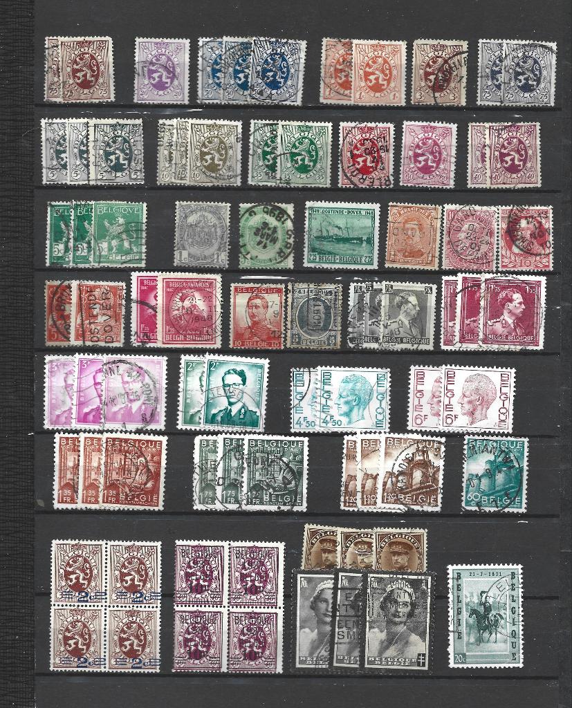 Anciens Timbres Belges + BUZIN, Timbres & Monnaies, Timbres | Europe | Belgique, Envoi, Affranchi, Oblitéré