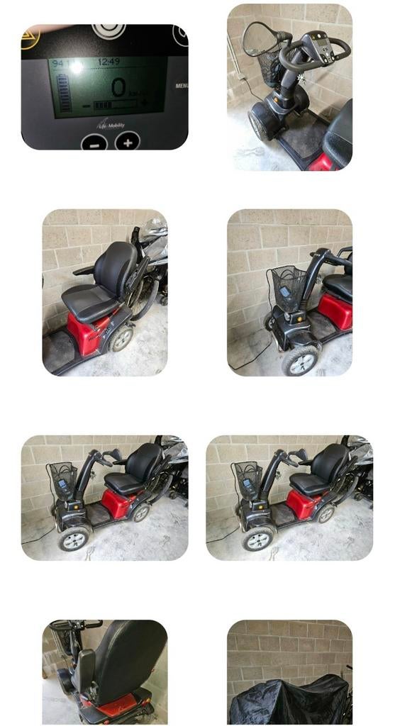 Invalide scooter met hefboom voor auto, Diversen, Brommobielen en Scootmobielen, Ophalen