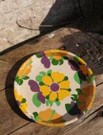 vintage rond dienblad metaal, Ophalen