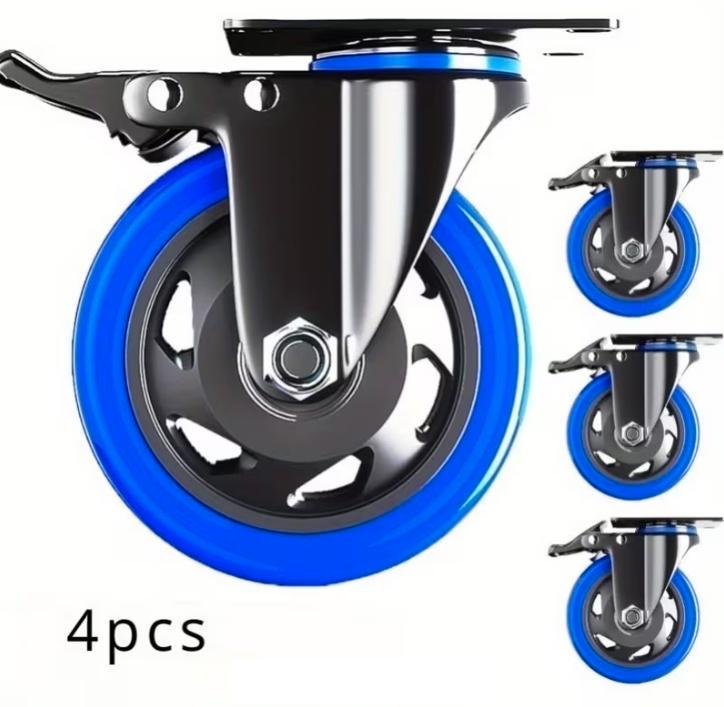 Roues pivotantes industrielles - robustes et silencieuses., Bricolage & Construction, Roues & Roulettes pivotantes, Neuf, Enlèvement ou Envoi