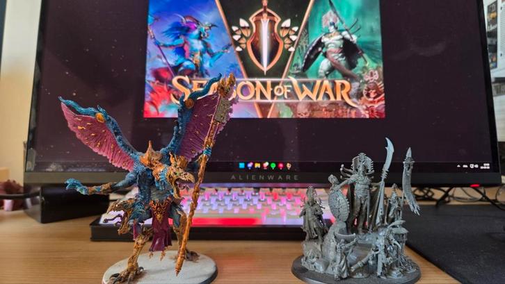 Warhammer Age of Sigmar - Tzeentch + Ossiarch Bonereapers, Hobby & Loisirs créatifs, Wargaming, Warhammer, Peint, Enlèvement ou Envoi