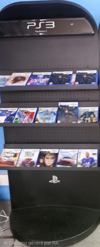Ps3  une etagere de 3 plateaux - een kast ps3 met 3 plaaten, Consoles de jeu & Jeux vidéo, Consoles de jeu | Sony PlayStation 3
