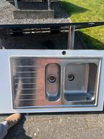 Vattudalen keuken inbouwspoelbak ikea 1,5 model 88x53, Enlèvement, Utilisé, Inox