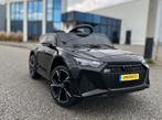 Audi RS6 12v zwart Afstandsbediening / Bleutooth / Leder / E, Ophalen of Verzenden, Nieuw