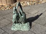 Rottenecker couple de canards en bronze, Enlèvement ou Envoi, Utilisé, Autres matériaux, Fontaine