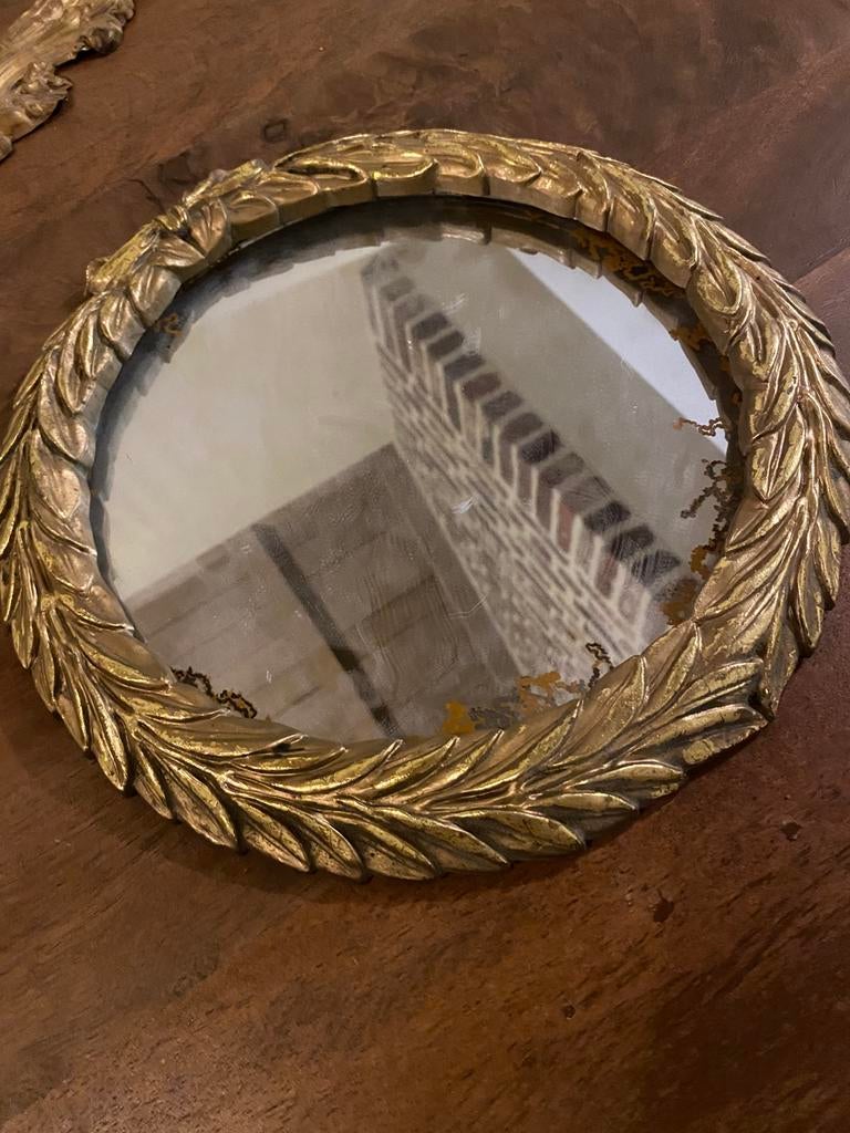 Miroir en forme de couronne, Enlèvement, Rond, Moins de 50 cm