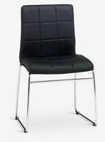 Eetkamer stoelen, Huis en Inrichting, Stoelen, Ophalen, Gebruikt, Zwart, Metaal