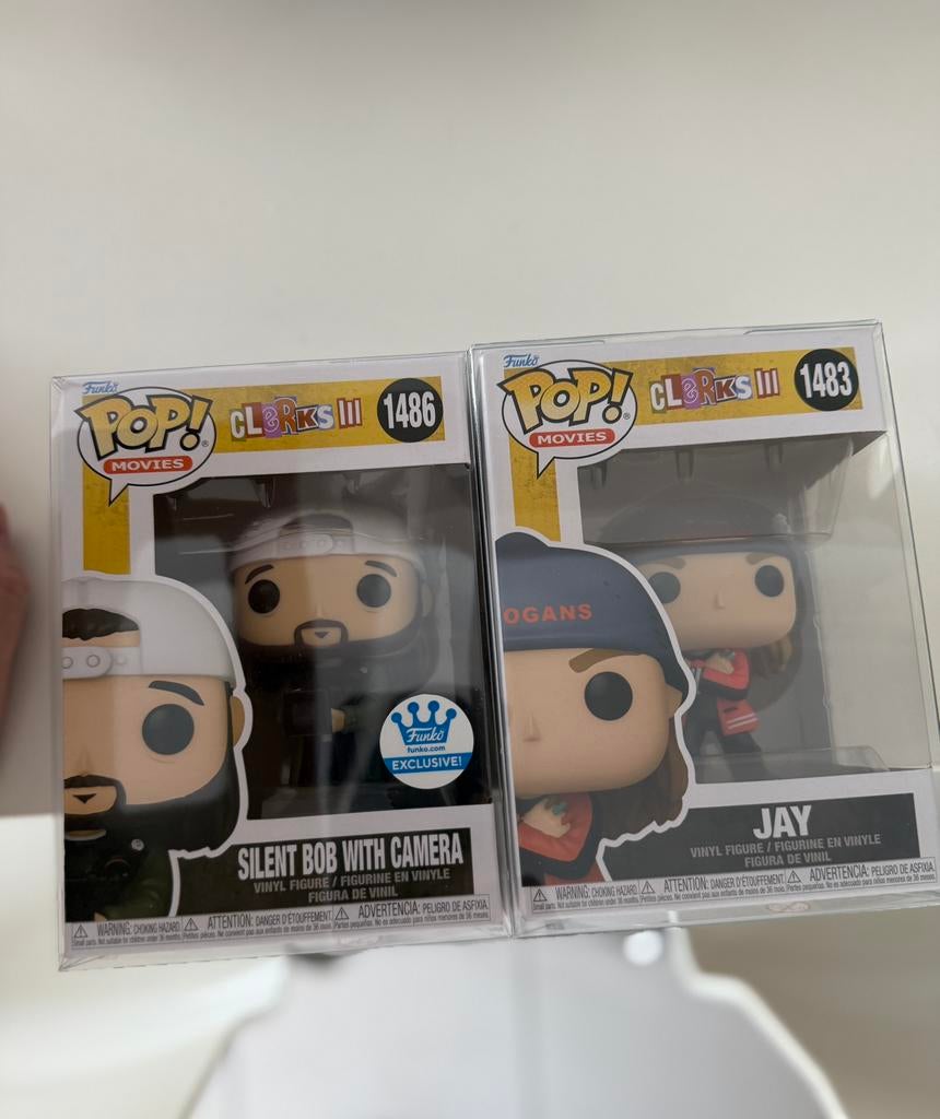 Pop silent bob et jay avec protection, Collections, Jouets miniatures, Enlèvement, Comme neuf