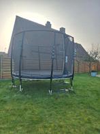 Exit PeakPro Trampoline met Veiligheidsnet 366 Zwart, Kinderen en Baby's, Speelgoed | Buiten | Trampolines, Ophalen, Gebruikt