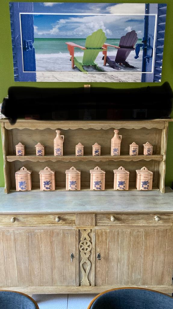 14-delige set vintage voorraadpotten, Ophalen