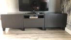Ikea Tv-meubel zwartbruin, Huis en Inrichting, Ophalen, Gebruikt, 150 tot 200 cm, Minder dan 100 cm