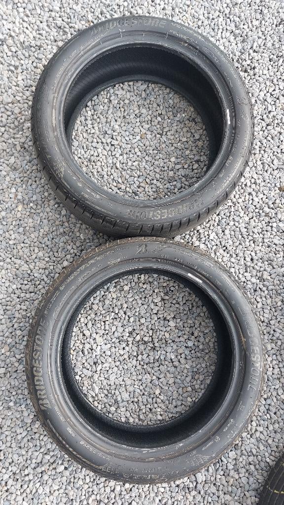 2 pneus 225 45 18 91W Bridgestone "MO", Ophalen, 18 inch, Gebruikt, Band(en)