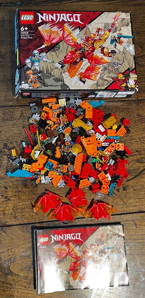 Lego Ninjago Kai's vuurdraak 71762, Kinderen en Baby's, Gebruikt, Lego, Ophalen of Verzenden, Compleet